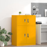 vidaXL Opbergkast Zwart 90 x 40 x 140 cm Staal