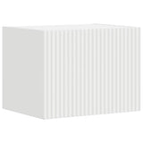 vidaXL TV Wandkast Wandgemonteerd Wit 39 x 31 x 29,5 cm Bewerkt hout