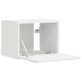 vidaXL TV Wandkast Wandgemonteerd Wit 39 x 31 x 29,5 cm Bewerkt hout