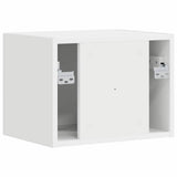 vidaXL TV Wandkast Wandgemonteerd Wit 39 x 31 x 29,5 cm Bewerkt hout