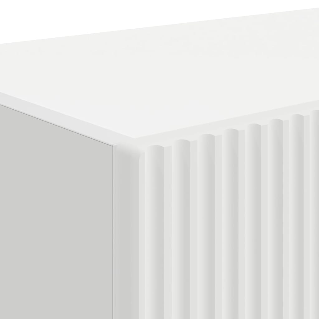 vidaXL TV Wandkast Wandgemonteerd Wit 39 x 31 x 29,5 cm Bewerkt hout