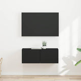 vidaXL TV Wandkast Wandgemonteerd Wit 39 x 31 x 29,5 cm Bewerkt hout