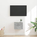 vidaXL TV Wandkast Wandgemonteerd Wit 39 x 31 x 29,5 cm Bewerkt hout