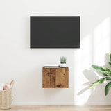 vidaXL TV Wandkast Wandgemonteerd Wit 39 x 31 x 29,5 cm Bewerkt hout
