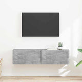 vidaXL TV Wandkast Wandgemonteerd Wit 39 x 31 x 29,5 cm Bewerkt hout