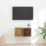 vidaXL TV Wandkast Wandgemonteerd Wit 39 x 31 x 29,5 cm Bewerkt hout