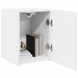 vidaXL TV Wandkast Wandgemonteerd Wit 30 x 31 x 40 cm Bewerkt hout