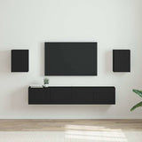 vidaXL TV Wandkast Wandgemonteerd Wit 30 x 31 x 40 cm Bewerkt hout