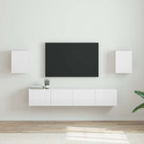 vidaXL TV Wandkast Wandgemonteerd Wit 30 x 31 x 40 cm Bewerkt hout