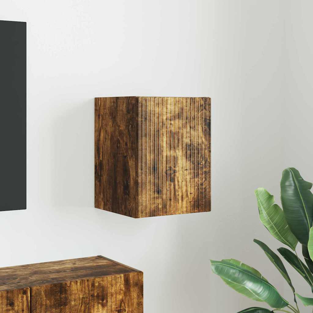 vidaXL TV Wandkast Wandgemonteerd Wit 30 x 31 x 40 cm Bewerkt hout