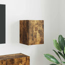 vidaXL TV Wandkast Wandgemonteerd Wit 30 x 31 x 40 cm Bewerkt hout