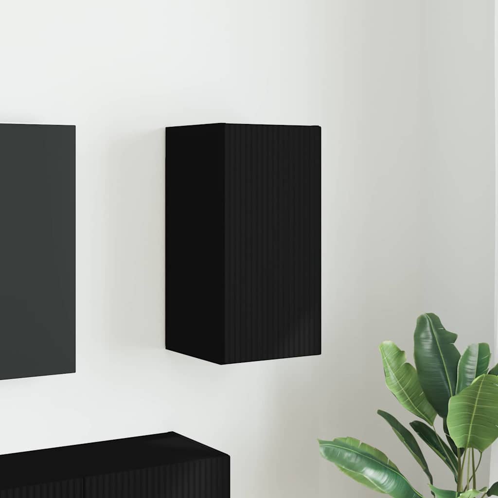 vidaXL TV Wandkast Wandgemonteerd Wit 30 x 31 x 40 cm Bewerkt hout
