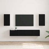 vidaXL TV Wandkast Wandgemonteerd Wit 30 x 31 x 40 cm Bewerkt hout