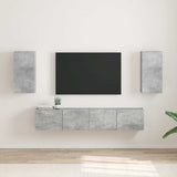 vidaXL TV Wandkast Wandgemonteerd Wit 30 x 31 x 40 cm Bewerkt hout