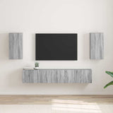 vidaXL TV Wandkast Wandgemonteerd Wit 30 x 31 x 40 cm Bewerkt hout