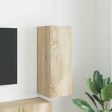 vidaXL TV Wandkast Wandgemonteerd Wit 30 x 31 x 40 cm Bewerkt hout