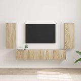 vidaXL TV Wandkast Wandgemonteerd Wit 30 x 31 x 40 cm Bewerkt hout