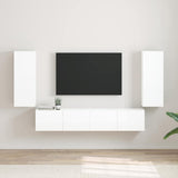 vidaXL TV Wandkast Wandgemonteerd Wit 30 x 31 x 40 cm Bewerkt hout