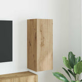 vidaXL TV Wandkast Wandgemonteerd Wit 30 x 31 x 40 cm Bewerkt hout