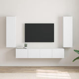 vidaXL TV Wandkast Wandgemonteerd Wit 30 x 31 x 40 cm Bewerkt hout