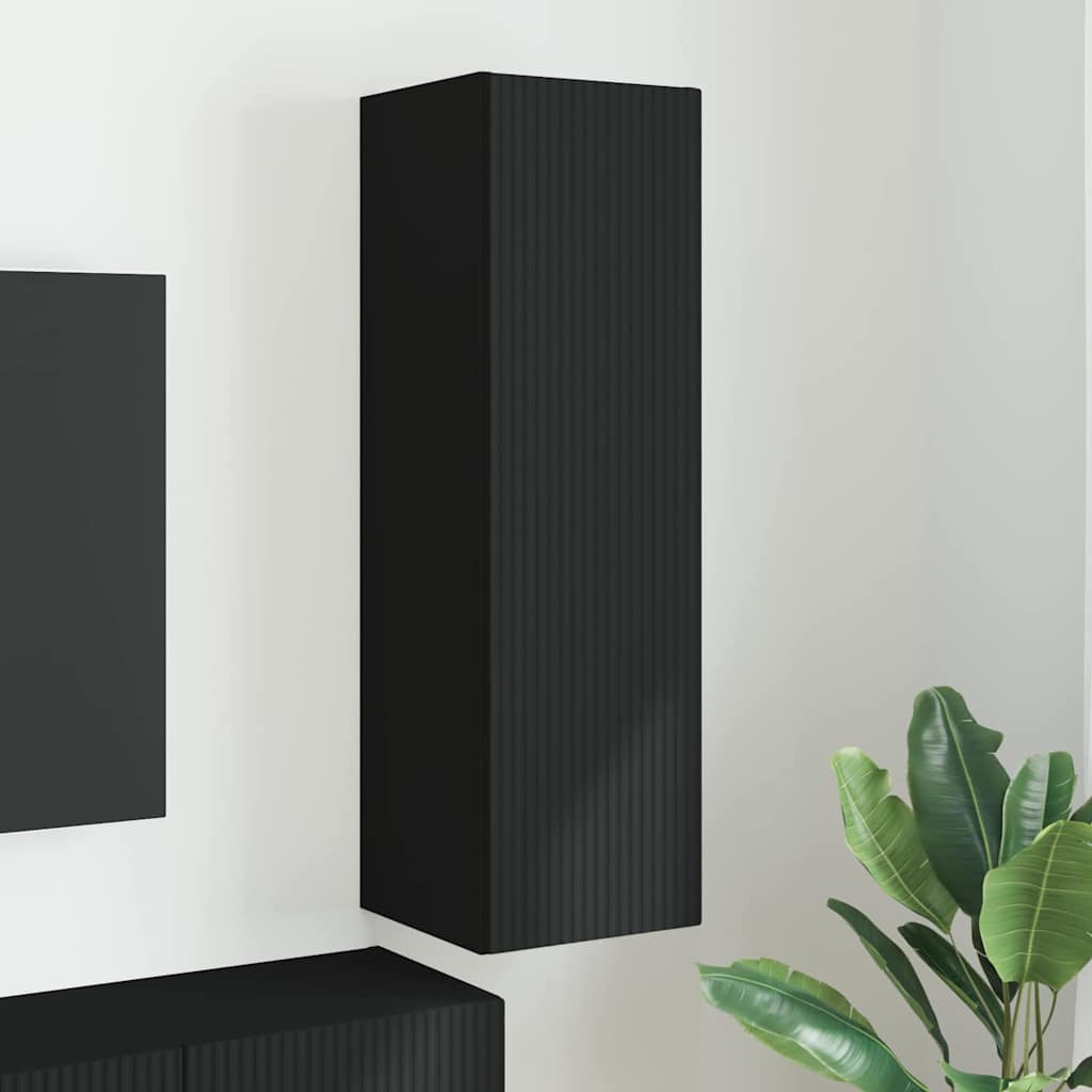 vidaXL TV Wandkast Wandgemonteerd Wit 30 x 31 x 40 cm Bewerkt hout