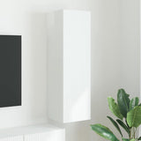 vidaXL TV Wandkast Wandgemonteerd Wit 30 x 31 x 40 cm Bewerkt hout