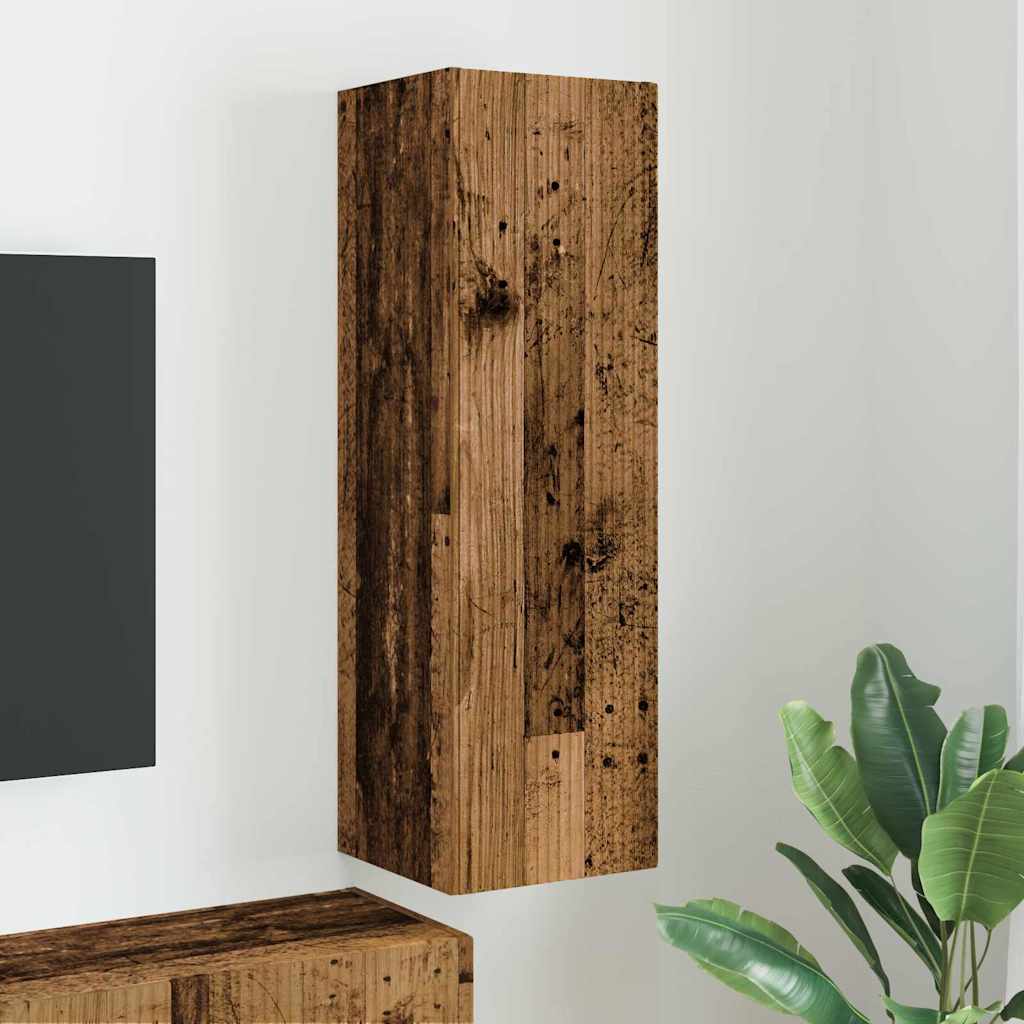 vidaXL TV Wandkast Wandgemonteerd Wit 30 x 31 x 40 cm Bewerkt hout