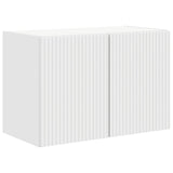 vidaXL TV Wall Cabinet Wall-Mounted White 59.5x31x40 cm Engineered Wood