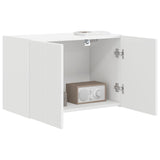 vidaXL TV Wall Cabinet Wall-Mounted White 59.5x31x40 cm Engineered Wood