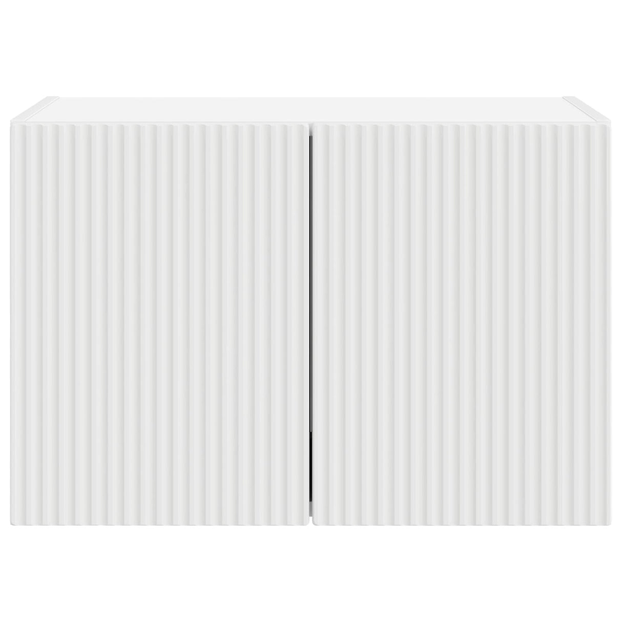 vidaXL TV Wall Cabinet Wall-Mounted White 59.5x31x40 cm Engineered Wood