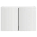 vidaXL TV Wall Cabinet Wall-Mounted White 59.5x31x40 cm Engineered Wood
