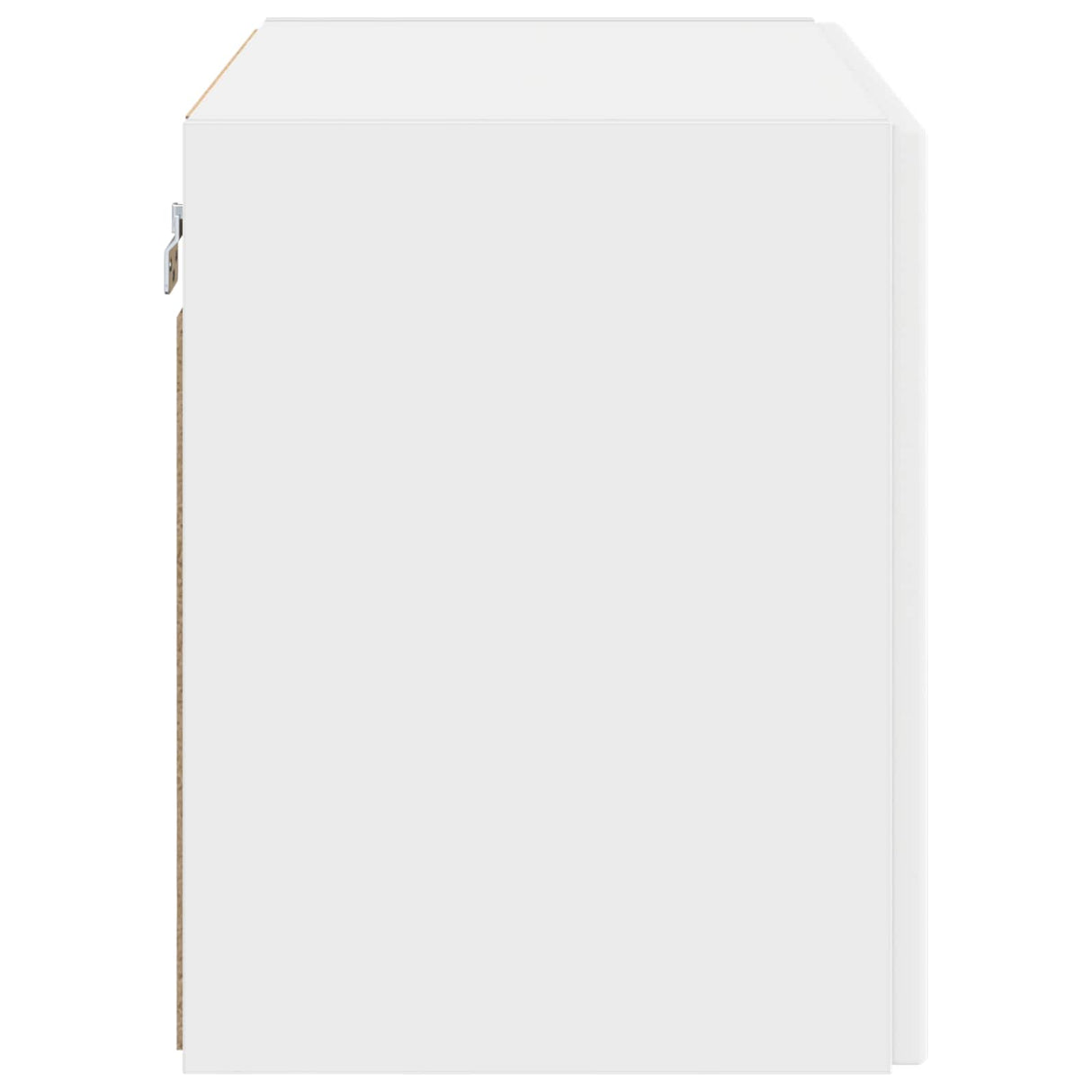 vidaXL TV Wall Cabinet Wall-Mounted White 59.5x31x40 cm Engineered Wood