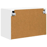 vidaXL TV Wall Cabinet Wall-Mounted White 59.5x31x40 cm Engineered Wood