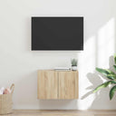 vidaXL TV Wall Cabinet Wall-Mounted White 59.5x31x40 cm Engineered Wood