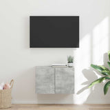 vidaXL TV Wall Cabinet Wall-Mounted White 59.5x31x40 cm Engineered Wood