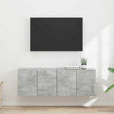 vidaXL TV Wall Cabinet Wall-Mounted White 59.5x31x40 cm Engineered Wood