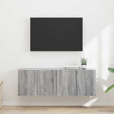 vidaXL TV Wall Cabinet Wall-Mounted White 59.5x31x40 cm Engineered Wood