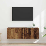 vidaXL TV Wall Cabinet Wall-Mounted White 59.5x31x40 cm Engineered Wood