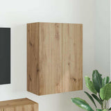 vidaXL TV Wall Cabinet Wall-Mounted White 59.5x31x40 cm Engineered Wood