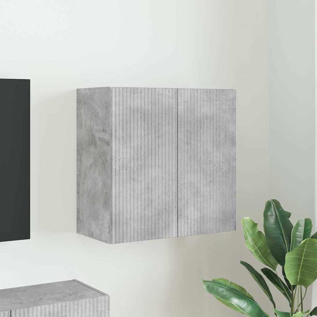 vidaXL TV Wall Cabinet Wall-Mounted White 59.5x31x40 cm Engineered Wood