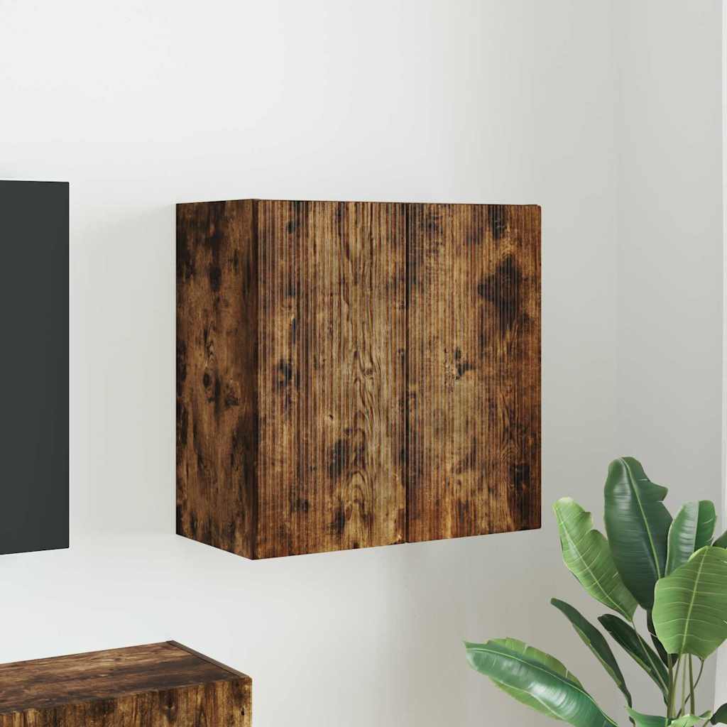 vidaXL TV Wall Cabinet Wall-Mounted White 59.5x31x40 cm Engineered Wood