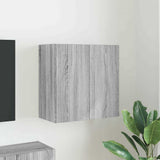 vidaXL TV Wall Cabinet Wall-Mounted White 59.5x31x40 cm Engineered Wood