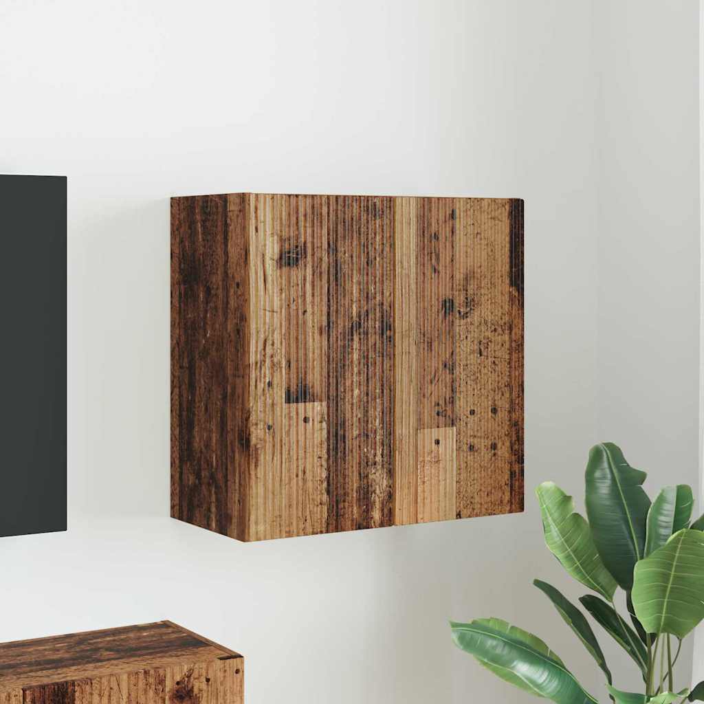 vidaXL TV Wall Cabinet Wall-Mounted White 59.5x31x40 cm Engineered Wood