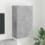 vidaXL TV Wall Cabinet Wall-Mounted White 59.5x31x40 cm Engineered Wood