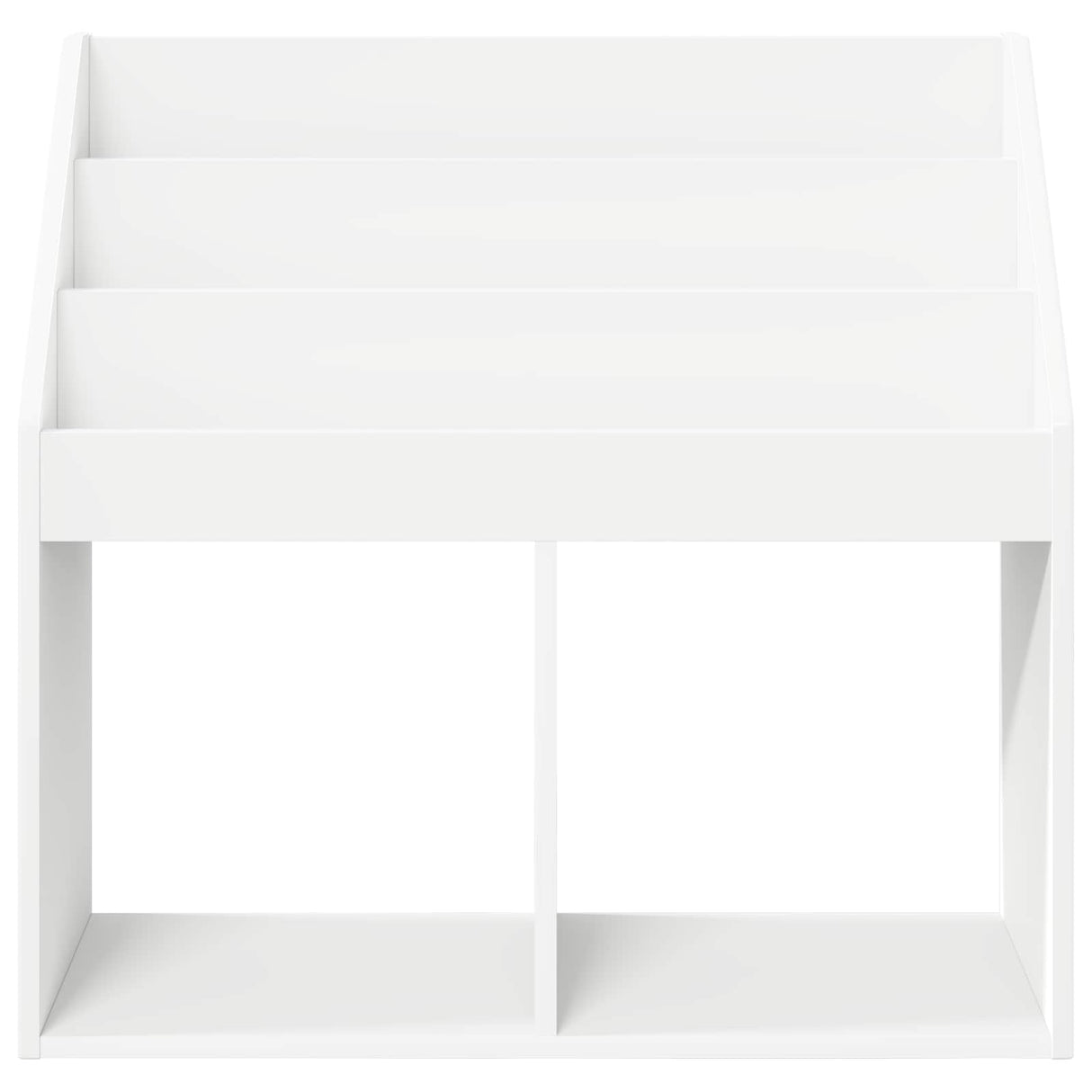 vidaXL Kinderboekenplank Wit 72,5 x 29,5 x 69 cm Bewerkt hout