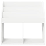 vidaXL Kinderboekenplank Wit 72,5 x 29,5 x 69 cm Bewerkt hout