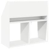 vidaXL Kinderboekenplank Wit 72,5 x 29,5 x 69 cm Bewerkt hout