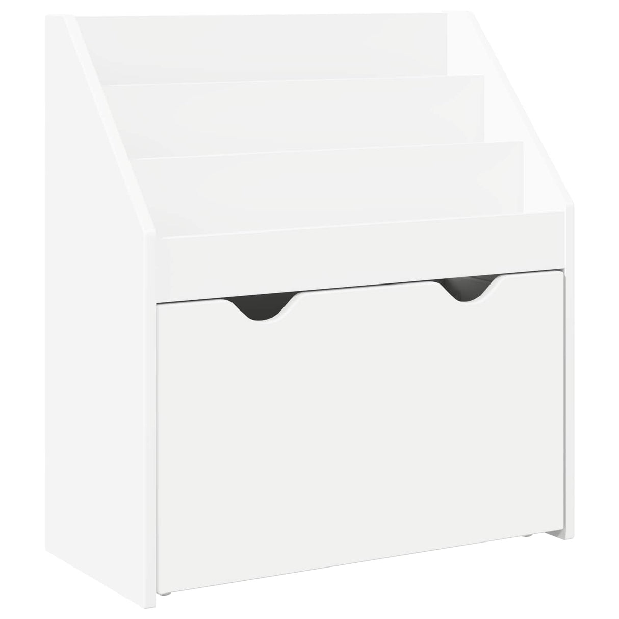 vidaXL Kinderboekenplank met lade Wit 60 x 29,5 x 69 cm Bewerkt hout