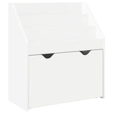 vidaXL Kinderboekenplank met lade Wit 60 x 29,5 x 69 cm Bewerkt hout