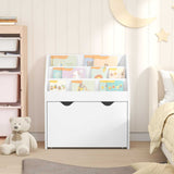 vidaXL Kinderboekenplank met lade Wit 60 x 29,5 x 69 cm Bewerkt hout